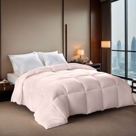 Pink Oversized Plump Thick Duvet - Enhanced Warmth With Skin-friendly Comfort. Perfect For Cozy Bedrooms And Luxury Hotels. Fits Single/double Be (Option: Defaulttitle)