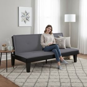 62.99' Futon Sofa bed (Color: DGY)