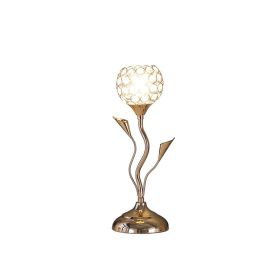 Modern Simply Glam Metal Table Lamp for Bedroom Decor (Type: Style A, Color: As pic show)