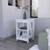 Clio Auxiliary Table, with two shelves