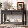Console Table Entryway Table for Hallway Living Room with 2 Drawers and 1 Shelf