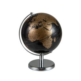 Modern Decorative Tabletop Earth Globe for Household/Office Decor (Type: Decor Supplies, Color: Gold & Black)
