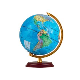 Modern Decorative Tabletop Earth Globe for Household/Office Decor (Type: Decor Supplies, Color: Blue)