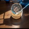 Crystal Ball Lamp -Transparent Sphere Refracts Light, Dreamy and Brilliant When Lit, Adding Romantic Atmosphere to the Space