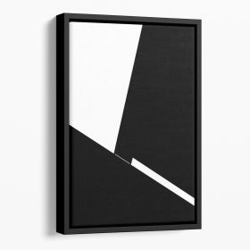 Septum Floating Framed Canvas (Color: Black, size: 24" x 16" / 60cm x 40cm (approx))