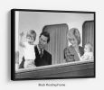 Princess Diana with family aboard the Royal Yacht Britannia Floating Frame Canvas