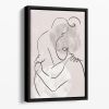 The Hug Floating Framed Canvas