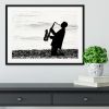 Jazz on the beach Framed Print