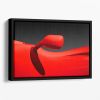 Red Car Floating Framed Canvas