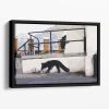Banksy Kentucky Fox Floating Framed Canvas