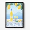 Limoncello Floating Framed Canvas