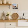 Eagle Framed Metal Print Bathroom, Kitchen, Office, Home Decor Wall Art Ready to Hang, Square, 8X8