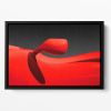Red Car Floating Framed Canvas
