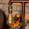 Twilight Steampunk Handmade Vintage Adjustable Pipe Lamp
