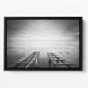 To The Infinity Floating Framed Canvas