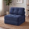 Folding Sofa Bed with Pillow and Back Support for Living Room