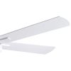 52 in. Integrated LED Farmhouse Indoor/Outdoor White Smart Ceiling Fan with Remote Control
