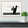 Jazz on the beach Framed Print