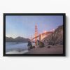 Sunset Bay Floating Framed Canvas
