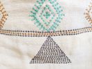 MONDAY Sabra silk inspired pillow cover Embroidered pillow cover 20x20 Pillowcase