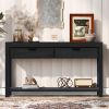 Console Table Entryway Table for Hallway Living Room with 2 Drawers and 1 Shelf