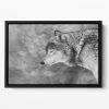 Let it snow Floating Framed Canvas