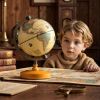 World Globe with Base for Household/Office Decor
