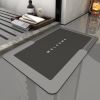 Super Absorbent Bath Rug Quick Drying Non-slip Bathroom Mat Bath Tub Side Area Floor Mats Diatomite Home Doormat Kitchen Carpet